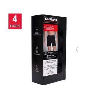 Kirkland Signature Men's Boxer Brief, 4-pack Size L NEW # J-212